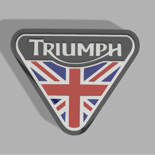 triumph key ring motorcycle keychain 3d print model - Mito3D