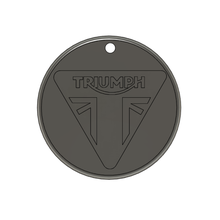 Triumph Schlüsselbund Tiger Motorrad llavero moto Logo 3d print model - Mito3D