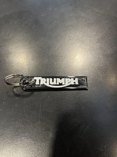 triumph keychain - key rings motorcycle motorcycles dual 3d print model - Mito3D