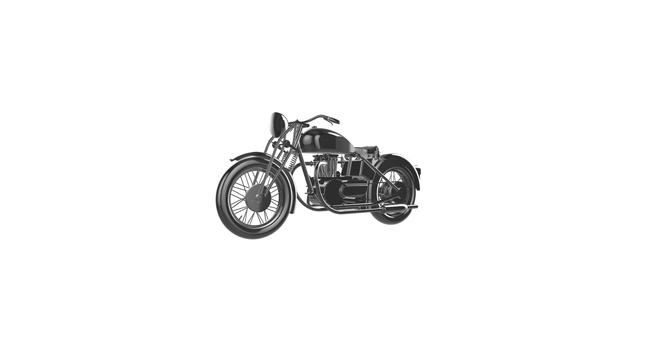 triomphe modèle 5 500cc 1935 moto moteur vélo motocyclette motorrad 3D print model - Mito3D