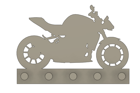 zafer hız üçlü motosiklet duvar anahtar Kulp destek hızlı kapı dekorasyon 3d print model - Mito3D