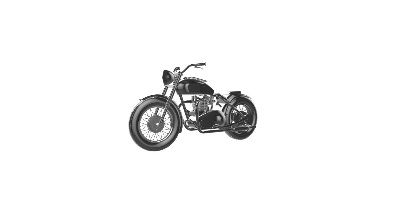 triunfo Thunderbird 650 1950 moto motocicleta motor bicicleta motorrad 3D print model - Mito3D