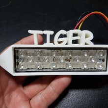 triomphe tigre LED couverture gaine moto bicyclette automobile 3d print model - Mito3D
