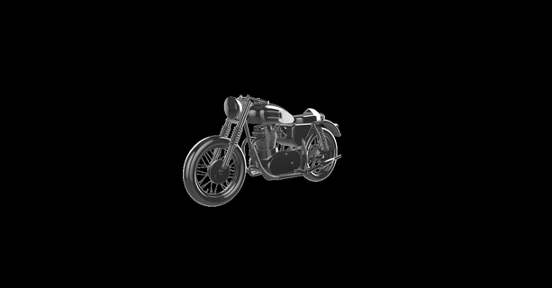 triumph trident p1 cafe racer 1969 moto motorbike motorcycle motor bicycle le motocycle la motorrad motocykl motocicletta 3d print model - Mito3D