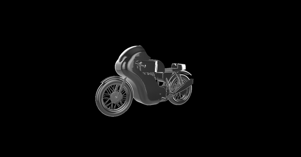 triomphe trident glissant sam 1969 moto moteur vélo motocyclette motorrad 3d print model - Mito3D