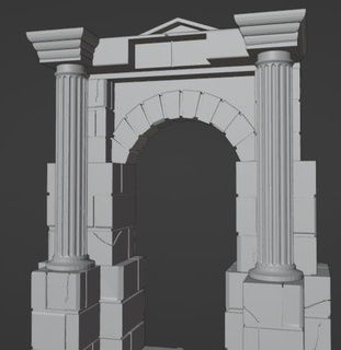 triunfal arco diorama natividad escenas 3d print model - Mito3D