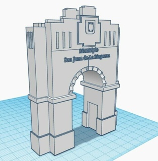triumphal arch san juan de la maguana 3d print model - Mito3D