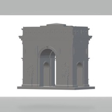 triumphal arch Architektur 3d print model - Mito3D