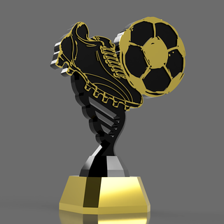 trofeo Balon bola troféu 3d print model - Mito3D