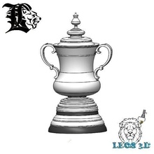 trofeo fa cup - copa leos3d 3d print model - Mito3D