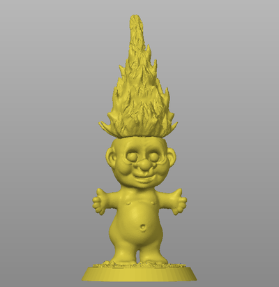 troll arte juguete infancia 3d print model - Mito3D