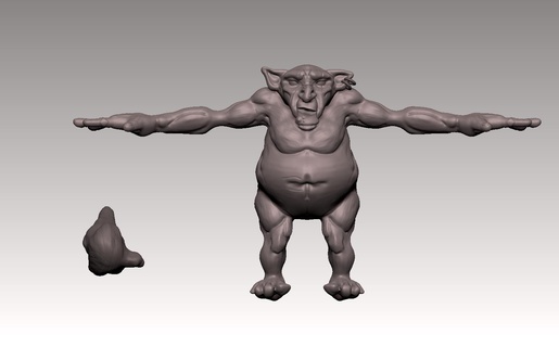troll Various collection game miniature 3d print model - Mito3D