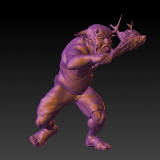 troll rpg mostro warhammer 40k dnd 3d print model - Mito3D