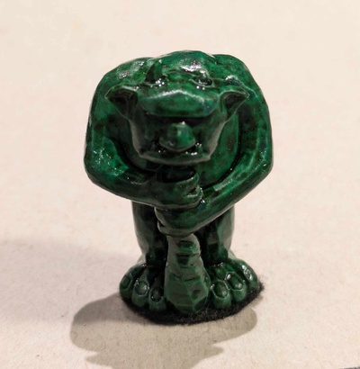 troll figure thud game ogre giant goblin hnefatafl viking chess orc game piece 3d print model - Mito3D