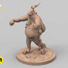 troll figura gioco guerra giocattolo statua roleplaz orco fantasia dungeon i draghi dnd carattere corpo consiglio battaglia arrabbiato 3d print model - Mito3D