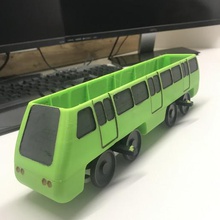 trolley-bus, trem subterrâneo arquitetura transporte caminhão trilhos ferroviário estrada de ferro ferroviária ônibus carrinho metro 3d print model - Mito3D