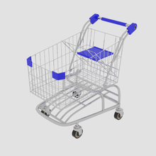 trolley la maison caisse roue des trucs de l'élément marchandises goodie bon un supermarché marché magasin panier le shopping boutique cas se prélasser 3d print model - Mito3D