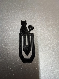 trombone cat paper clip mark bookmark 3d print printing bricoloup 3d print model - Mito3D