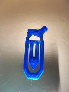 trombone dog cane corso duck paper clip mark bookmark 3d print printing bricoloup 3d print model - Mito3D