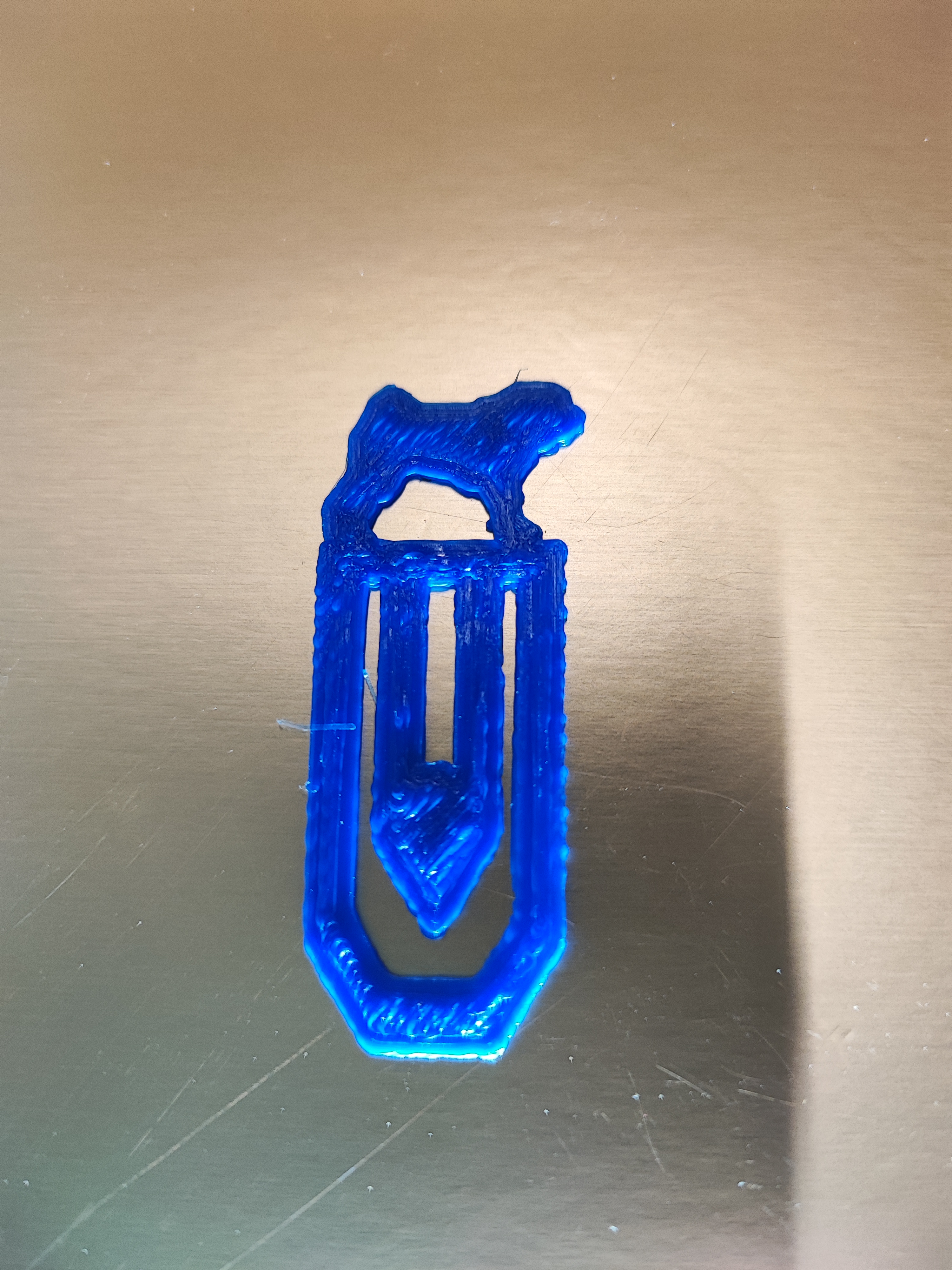trombón perro shar pei papel acortar marca marcador 3d impresión bricoloup 3D print model - Mito3D
