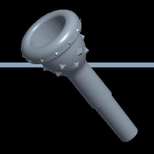 trombone mouthpiece various music 3d print model - Mito3D