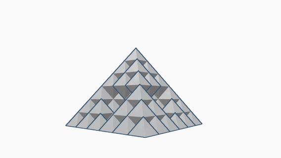 trompe l'oeil pyramid pyramid trompe l'oeil  3d print model - Mito3D