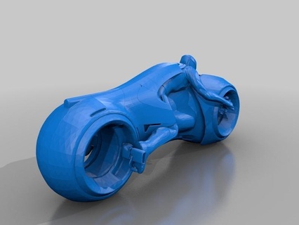 tron ciclo leggero luce motociclo 3d stampanti 3d print model - Mito3D
