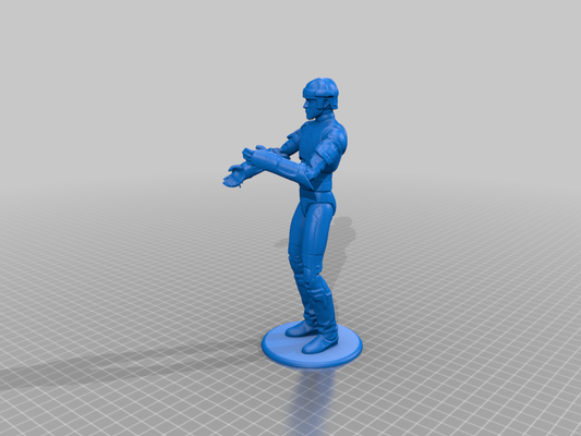 tron şekil disk kavga kullanıcılar heykeller büstler sanat 3d print model - Mito3D