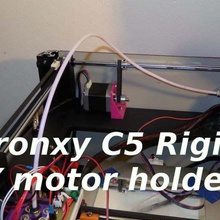 tronxy c5 starren y-motor-Halter tool 3dprintable 3dprinter 3dprinting Halter Motoren robo3dprinter sgabolab Unterstützung 3d-drucken 3d print model - Mito3D