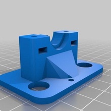 tronxy x3 single dual e3d v6 bolt mount 3d_printer_parts 3d print model - Mito3D