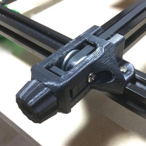tronxy x3 ybelt tensioner front tool 3dprinterparts ybelttensioner ybeltholder tronxyx3 idig3d 3D print model - Mito3D