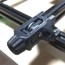 tronxy x3 y-tendeur de courroie avant outil L'imprimante 3d pièces y-ceinture-titulaire idig3d 2020 3d print model - Mito3D