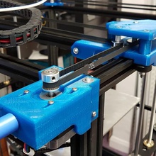 tronxy x5s belt geometry aligned screw adjust motor mounts tool 3d printer parts stepper mount adjustable 3d print model - Mito3D