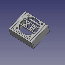 tronxy x8 - supporto ventola tool 3d-drucken 3d print model - Mito3D