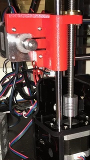 tronxy x8 x axis motor suporte 3d impressora partes 3d print model - Mito3D