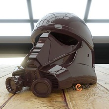 death trooper awt full scale helmet rogue one fashion 3d print model - Mito3D