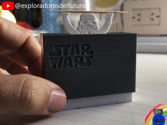 trooper toothpick dispenser starwars star wars holder kitchen dinner dining room 3d print model - Mito3D