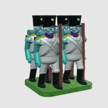 las tropas con manos pequeñas juego 3d print model - Mito3D