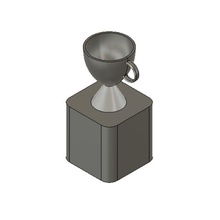 trophy Spiel award cup 3d print model - Mito3D
