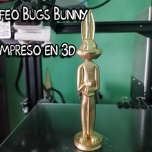 trophy bugs rabbit character costume custom oscar awards 3d print model - Mito3D