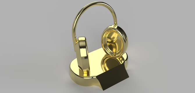 trophy headset 3d print model - Mito3D