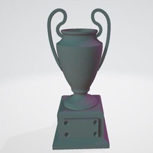 trophy mountable base art champion league trophy cup cup football trophy