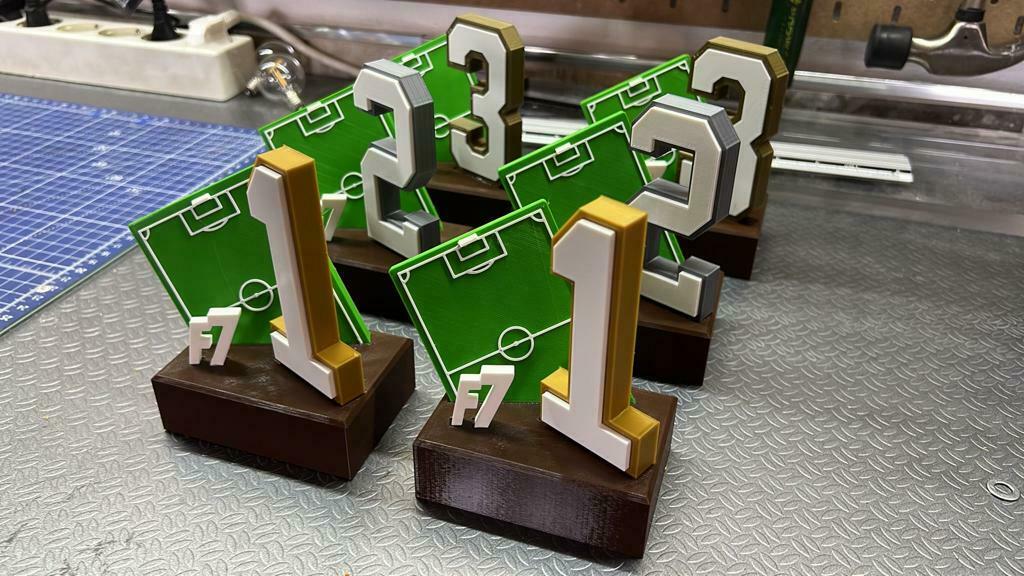trophy soccer football 1 diy original 3D print model - Mito3D