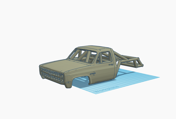 trophy truck body game 3d print model - Mito3D