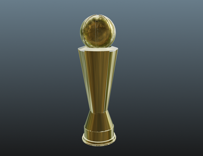 troféu v3 Thropy copo mundo basquetebol bola campo campeão ouro prêmio souvenier brinquedo medalha 3d print model - Mito3D