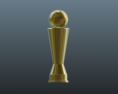 trophy v42 thropy cup world basketball ball champ champion gold prize award souvenier toy medal 3d print model - Mito3D