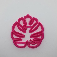 tropical leaf cookie cutter home cake 3d print model - Mito3D