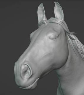 trote cavalo 1 3d print model - Mito3D