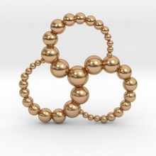 trottiscliffe cc pendant jewelry crop circle harvest spiral 3d print model - Mito3D