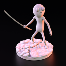 trover art rick sanchez médecin caractère de l'animation 2d tv spectacle l'homme trot sculptures 3d print model - Mito3D